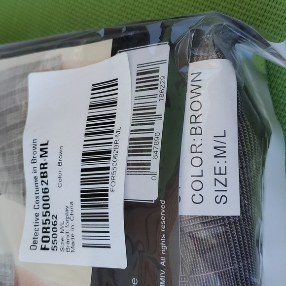 Detective Costume Cosplay Halloween Dress Up BNWT - Picture 3 of 5